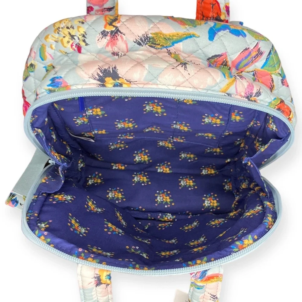 Vera Bradley Mini Totepack in Cotton Sea Air Floral Quilted